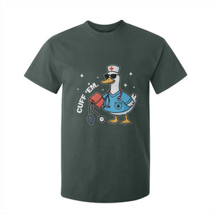 Goose Nurse T Shirt For Kid Cuff Em Cute Nursing Graduation Gift TS10 Dark Forest Green Print Your Wear