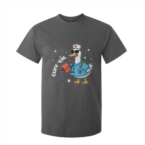 Goose Nurse T Shirt For Kid Cuff Em Cute Nursing Graduation Gift TS10 Dark Heather Print Your Wear