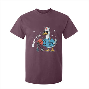 Goose Nurse T Shirt For Kid Cuff Em Cute Nursing Graduation Gift TS10 Maroon Print Your Wear