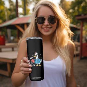 Goose Nurse Skinny Tumbler Cuff Em Cute Nursing Graduation Gift TS10 Print Your Wear
