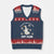 Funny IVF V-Neck Knit Sweater Vest Triggered Goose On The Loose Infertility Support Gift TS10 Navy Red Print Your Wear