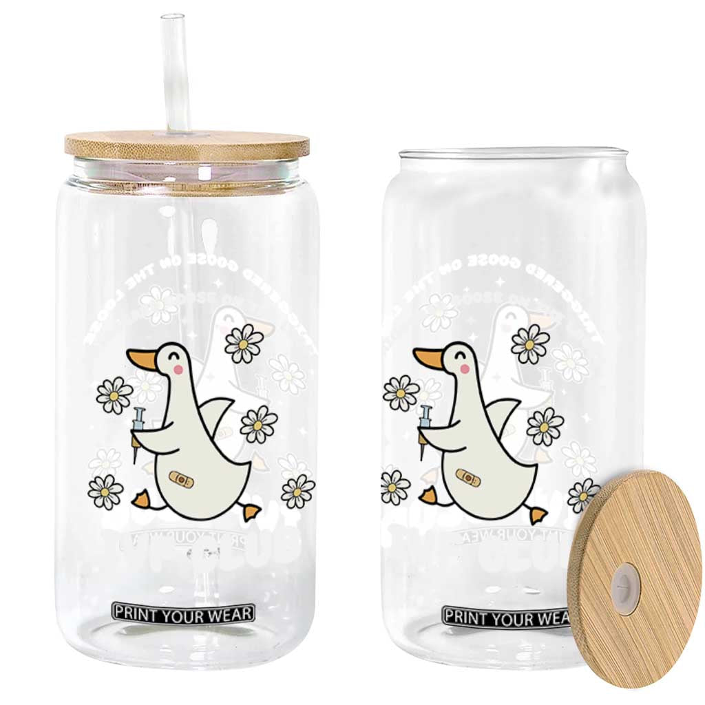 Funny IVF Glass Can Triggered Goose On The Loose Infertility Support Gift TS10 Print Your Wear