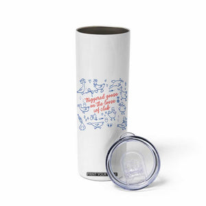 Funny IVF Skinny Tumbler Triggered Goose On The Loose Infertility Support TS10 Print Your Wear