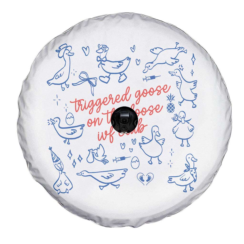 Funny IVF Spare Tire Cover Triggered Goose On The Loose Infertility Support TS10 Print Your Wear