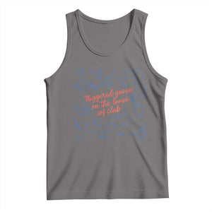 Funny IVF Tank Top Triggered Goose On The Loose Infertility Support TS10 Deep Heather Print Your Wear