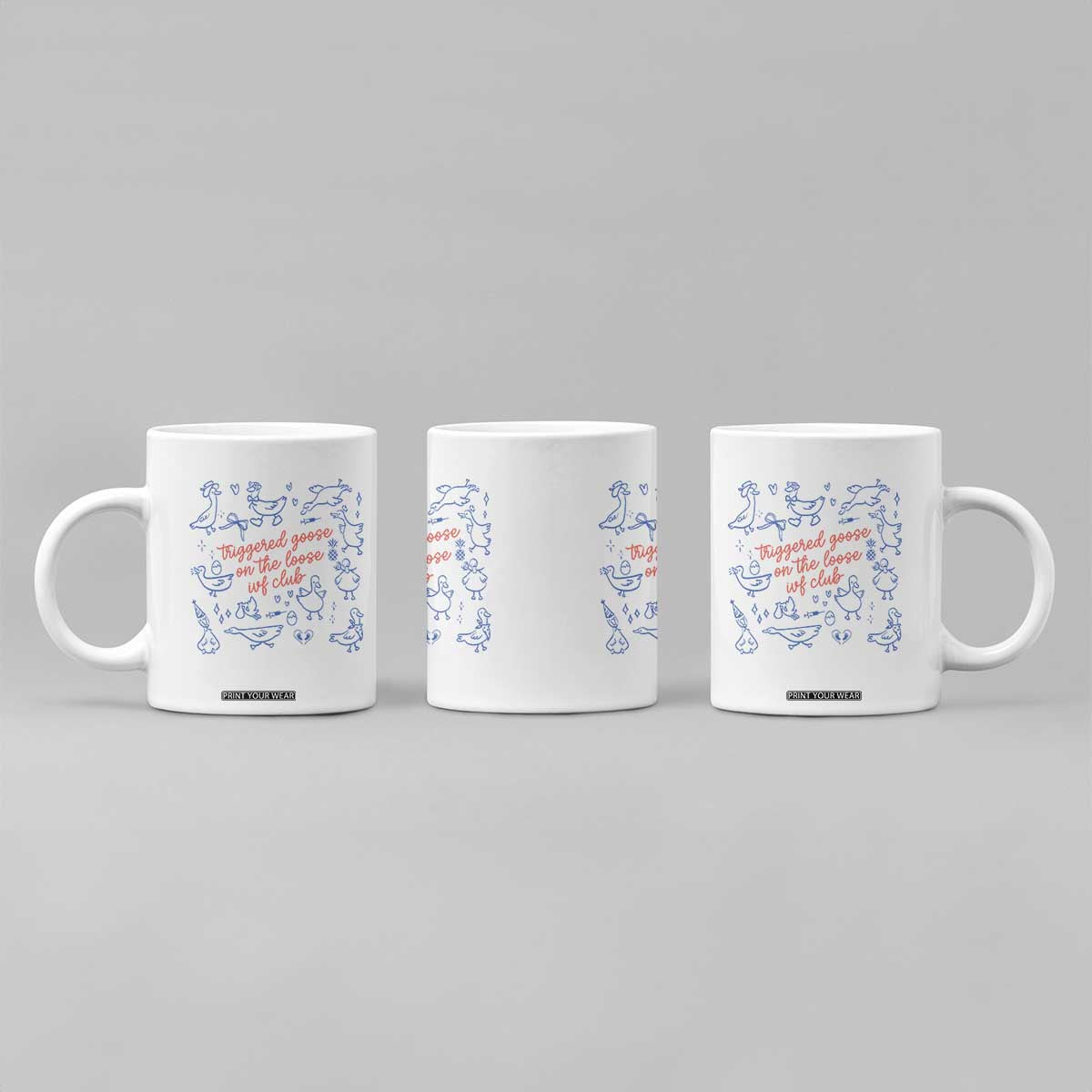 Funny IVF Coffee Mug Triggered Goose On The Loose Infertility Support TS10 Print Your Wear