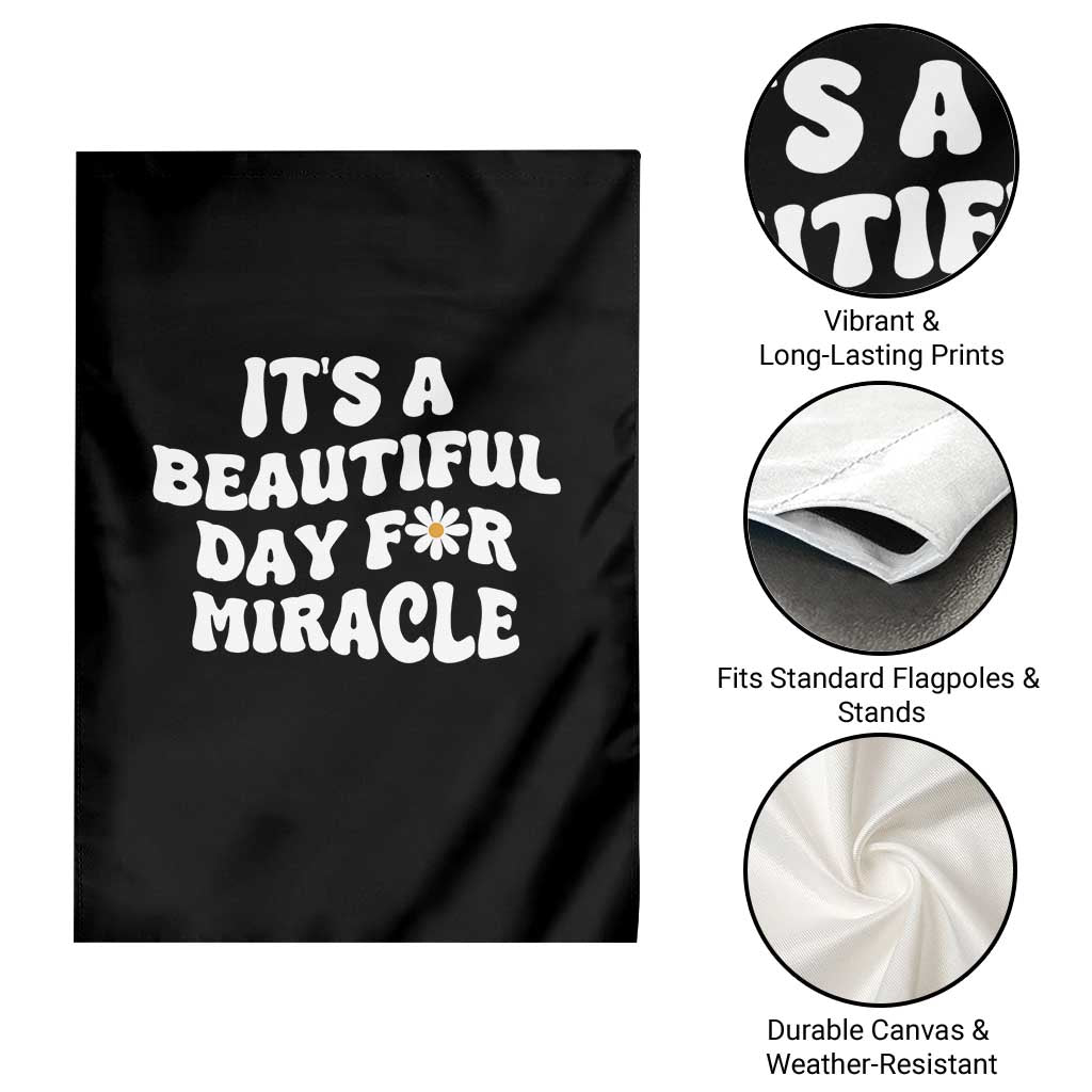 IVF Miracle Garden Flag Transfer Day Infertility Support Gift TS10 Print Your Wear