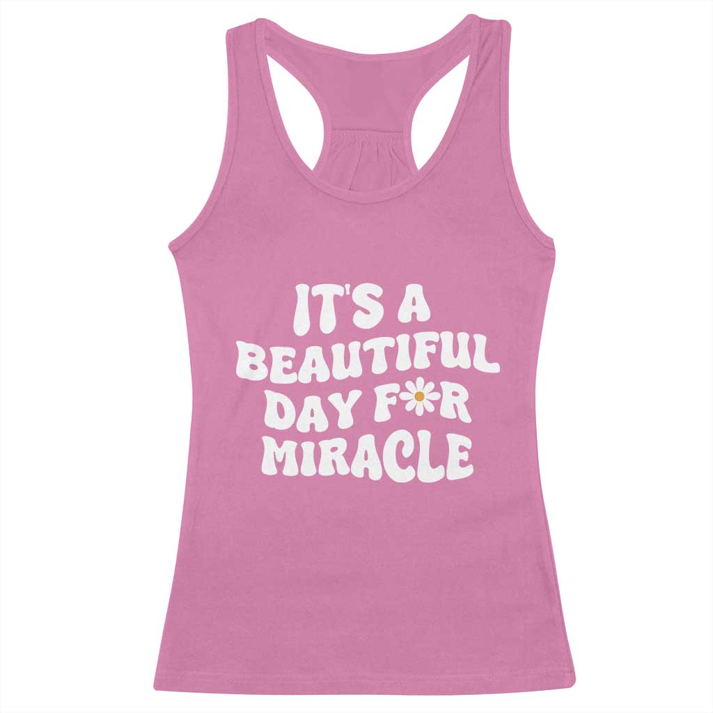 IVF Miracle Racerback Tank Top Transfer Day Infertility Support Gift TS10 Azalea Print Your Wear