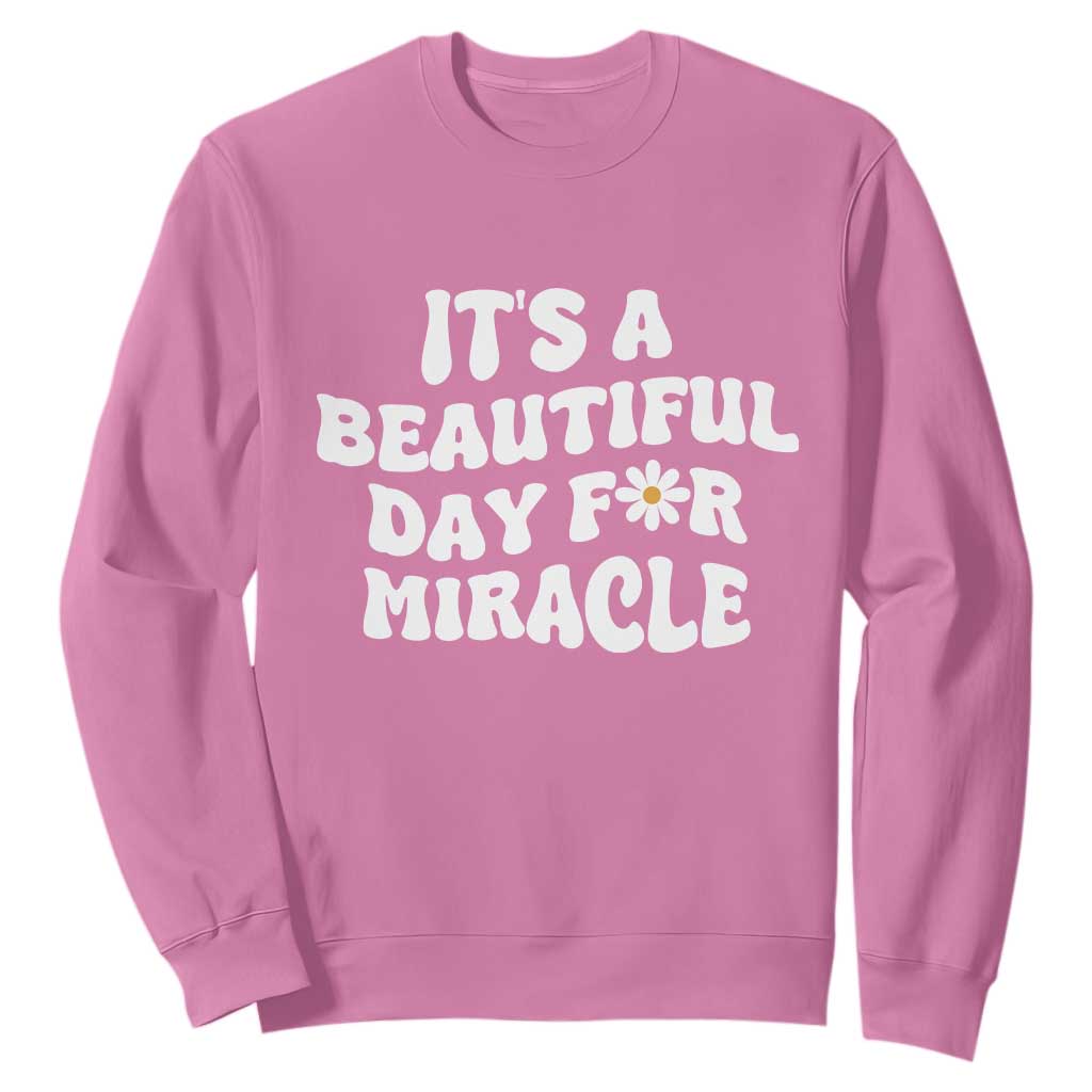 IVF Miracle Sweatshirt Transfer Day Infertility Support Gift TS10 Azalea Print Your Wear