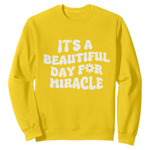 IVF Miracle Sweatshirt Transfer Day Infertility Support Gift TS10 Daisy Print Your Wear