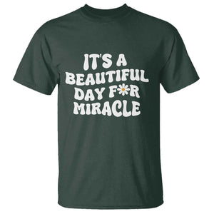 IVF Miracle T Shirt Transfer Day Infertility Support Gift TS10 Dark Forest Green Print Your Wear
