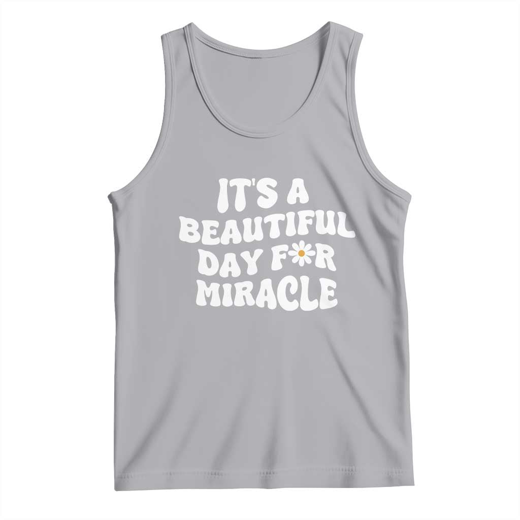 IVF Miracle Tank Top Transfer Day Infertility Support Gift TS10 Athletic Heather Print Your Wear