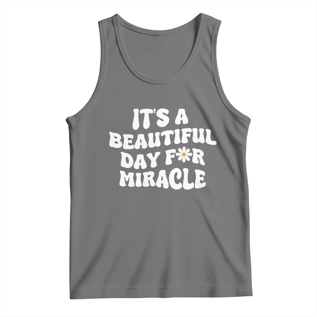 IVF Miracle Tank Top Transfer Day Infertility Support Gift TS10 Black Heather Print Your Wear