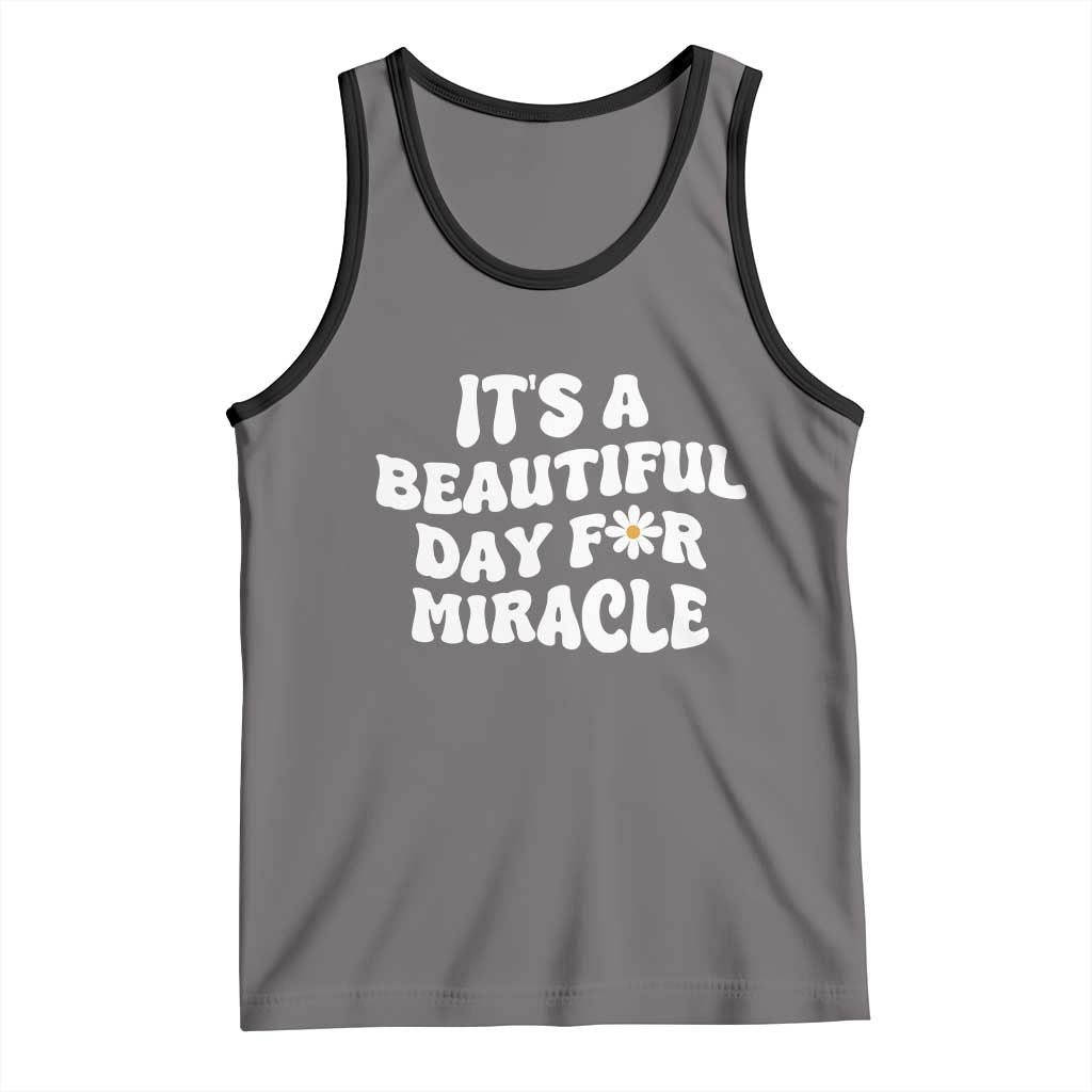 IVF Miracle Tank Top Transfer Day Infertility Support Gift TS10 Deep Heather Black Print Your Wear