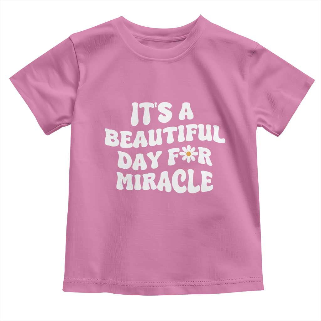 IVF Miracle Toddler T Shirt Transfer Day Infertility Support Gift TS10 Azalea Print Your Wear