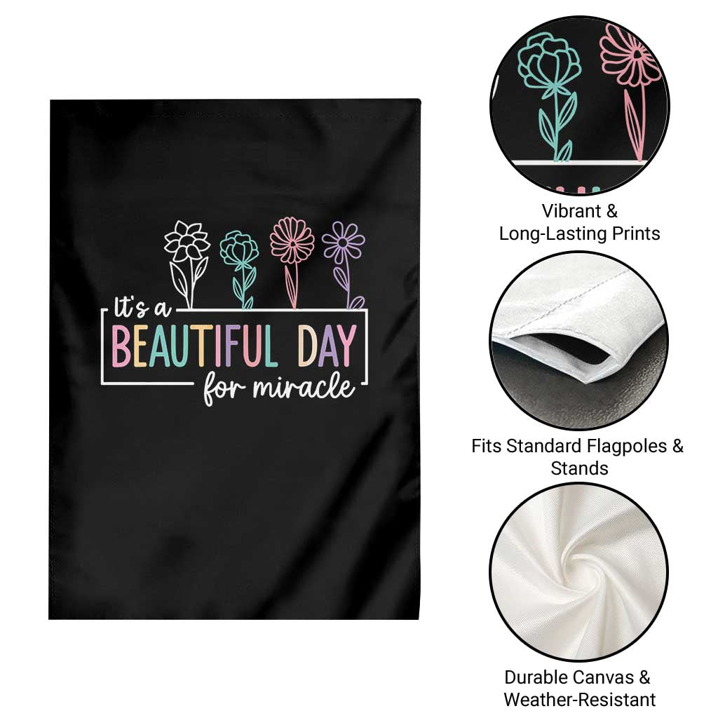 Its a Beautiful Day For IVF Miracle Garden Flag Transfer Day Infertility Support Gift TS10 Print Your Wear