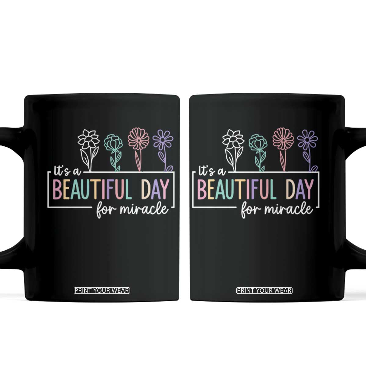Its a Beautiful Day For IVF Miracle Coffee Mug Transfer Day Infertility Support Gift TS10 Black Print Your Wear