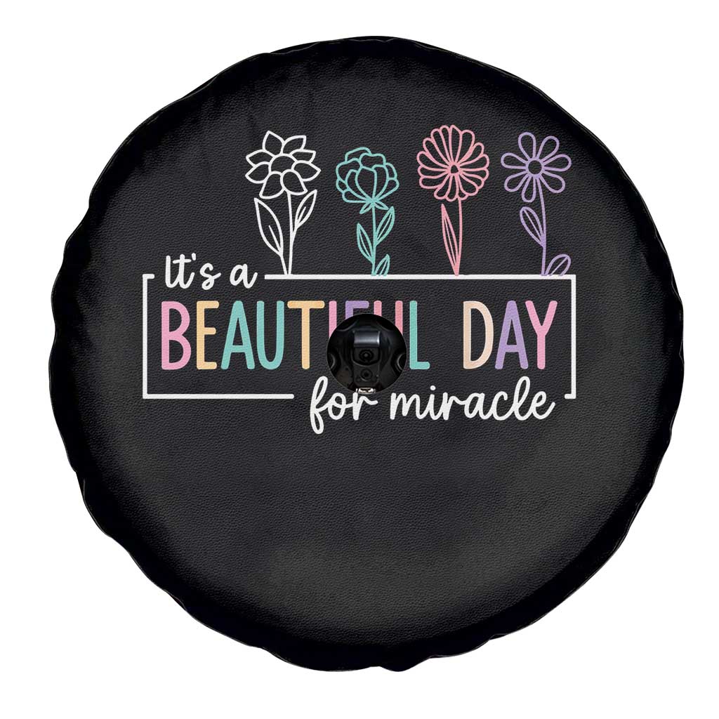 Its a Beautiful Day For IVF Miracle Spare Tire Cover Transfer Day Infertility Support Gift TS10 Print Your Wear