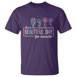 Its a Beautiful Day For IVF Miracle T Shirt Transfer Day Infertility Support Gift TS10 Purple Print Your Wear