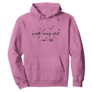 Worth Every Shot Hoodie IVF Baby Pregnancy Announcement TS10 Azalea Print Your Wear