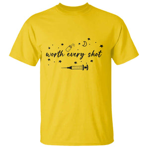 Worth Every Shot T Shirt IVF Baby Pregnancy Announcement TS10 Daisy Print Your Wear