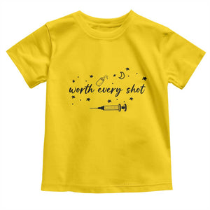 Worth Every Shot Toddler T Shirt IVF Baby Pregnancy Announcement TS10 Daisy Print Your Wear