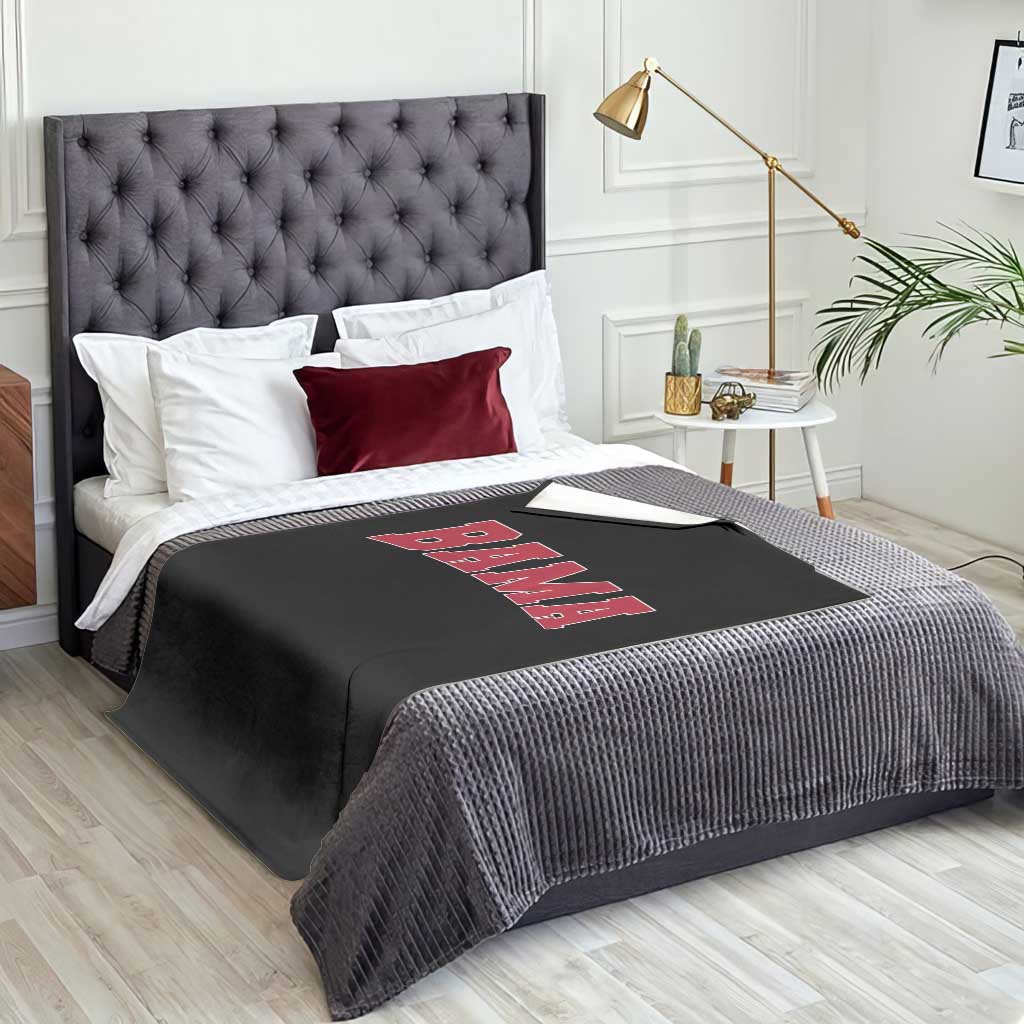 Vintage Bama Throw Blanket Retro Varsity Alabama Football Lover AL State TS10 Print Your Wear