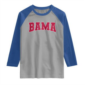 Vintage Bama Raglan Shirt Retro Varsity Alabama Football Lover AL State TS10 Sport Gray Royal Print Your Wear