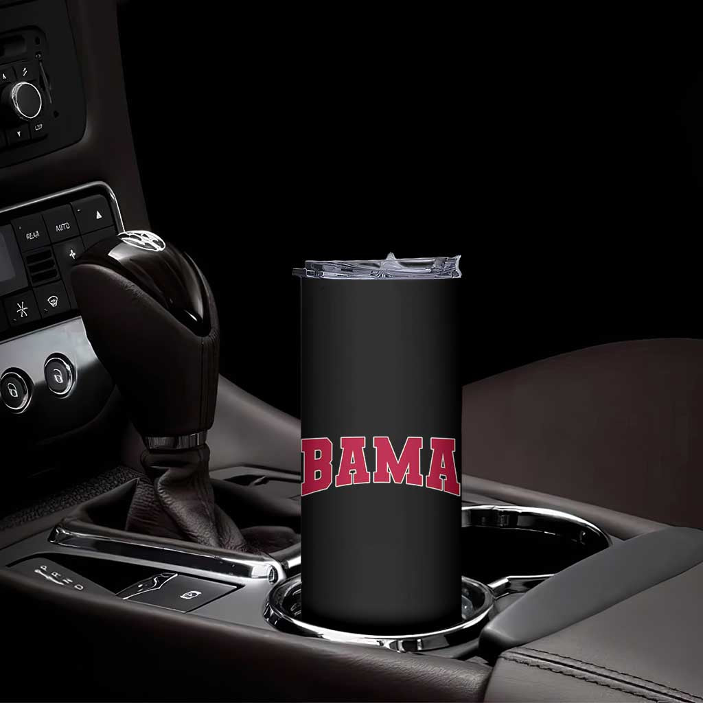 Vintage Bama Skinny Tumbler Retro Varsity Alabama Football Lover AL State TS10 Print Your Wear