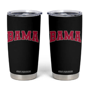 Vintage Bama Tumbler Cup Retro Varsity Alabama Football Lover AL State TS10 Black Print Your Wear