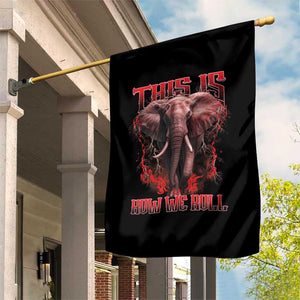 Alabama Fan Garden Flag This Is How We Roll Bama Mascot Game Day TS10 Print Your Wear