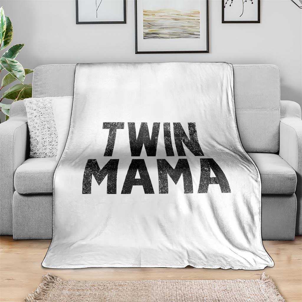 Twin Mama Throw Blanket Pregnancy Announcement New Mom Mothers Day Gift TS10 Print Your Wear