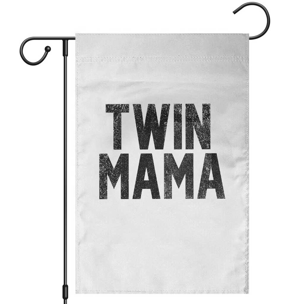 Twin Mama Garden Flag Pregnancy Announcement New Mom Mothers Day Gift TS10 White Print Your Wear