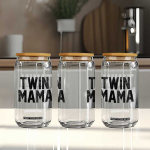 Twin Mama Glass Can Pregnancy Announcement New Mom Mothers Day Gift TS10 Print Your Wear