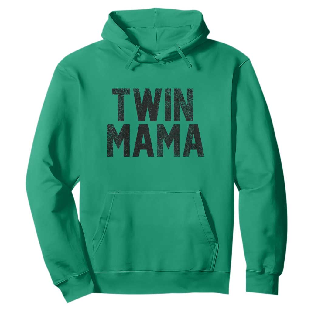Twin Mama Hoodie Pregnancy Announcement New Mom Mothers Day Gift TS10 Irish Green Print Your Wear