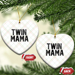 Twin Mama Ceramic Ornament Pregnancy Announcement New Mom Mothers Day Gift TS10 Print Your Wear