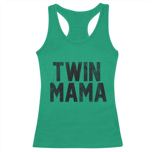 Twin Mama Racerback Tank Top Pregnancy Announcement New Mom Mothers Day Gift TS10 Irish Green Print Your Wear