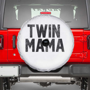 Twin Mama Spare Tire Cover Pregnancy Announcement New Mom Mothers Day Gift TS10 White Print Your Wear