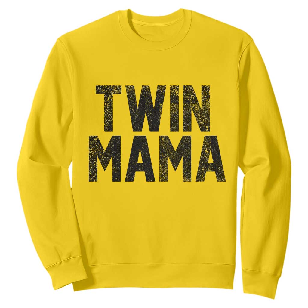 Twin Mama Sweatshirt Pregnancy Announcement New Mom Mothers Day Gift TS10 Daisy Print Your Wear