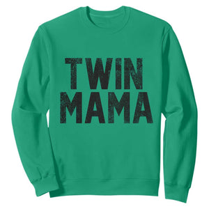 Twin Mama Sweatshirt Pregnancy Announcement New Mom Mothers Day Gift TS10 Irish Green Print Your Wear