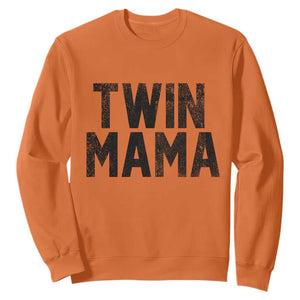 Twin Mama Sweatshirt Pregnancy Announcement New Mom Mothers Day Gift TS10 Orange Print Your Wear