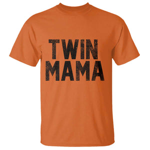 Twin Mama T Shirt Pregnancy Announcement New Mom Mothers Day Gift TS10 Orange Print Your Wear