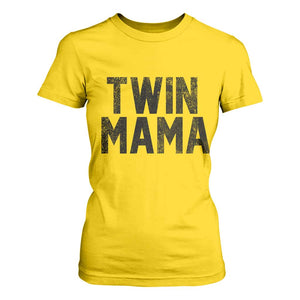 Twin Mama T Shirt For Women Pregnancy Announcement New Mom Mothers Day Gift TS10 Daisy Print Your Wear