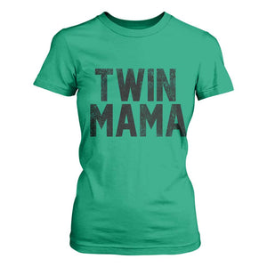 Twin Mama T Shirt For Women Pregnancy Announcement New Mom Mothers Day Gift TS10 Irish Green Print Your Wear