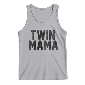 Twin Mama Tank Top Pregnancy Announcement New Mom Mothers Day Gift TS10 Athletic Heather Print Your Wear