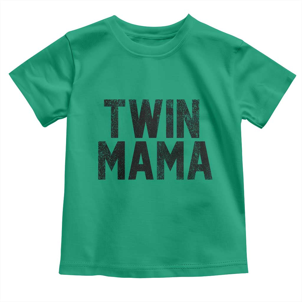Twin Mama Toddler T Shirt Pregnancy Announcement New Mom Mothers Day Gift TS10 Irish Green Print Your Wear