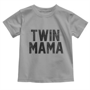 Twin Mama Toddler T Shirt Pregnancy Announcement New Mom Mothers Day Gift TS10 Sport Gray Print Your Wear