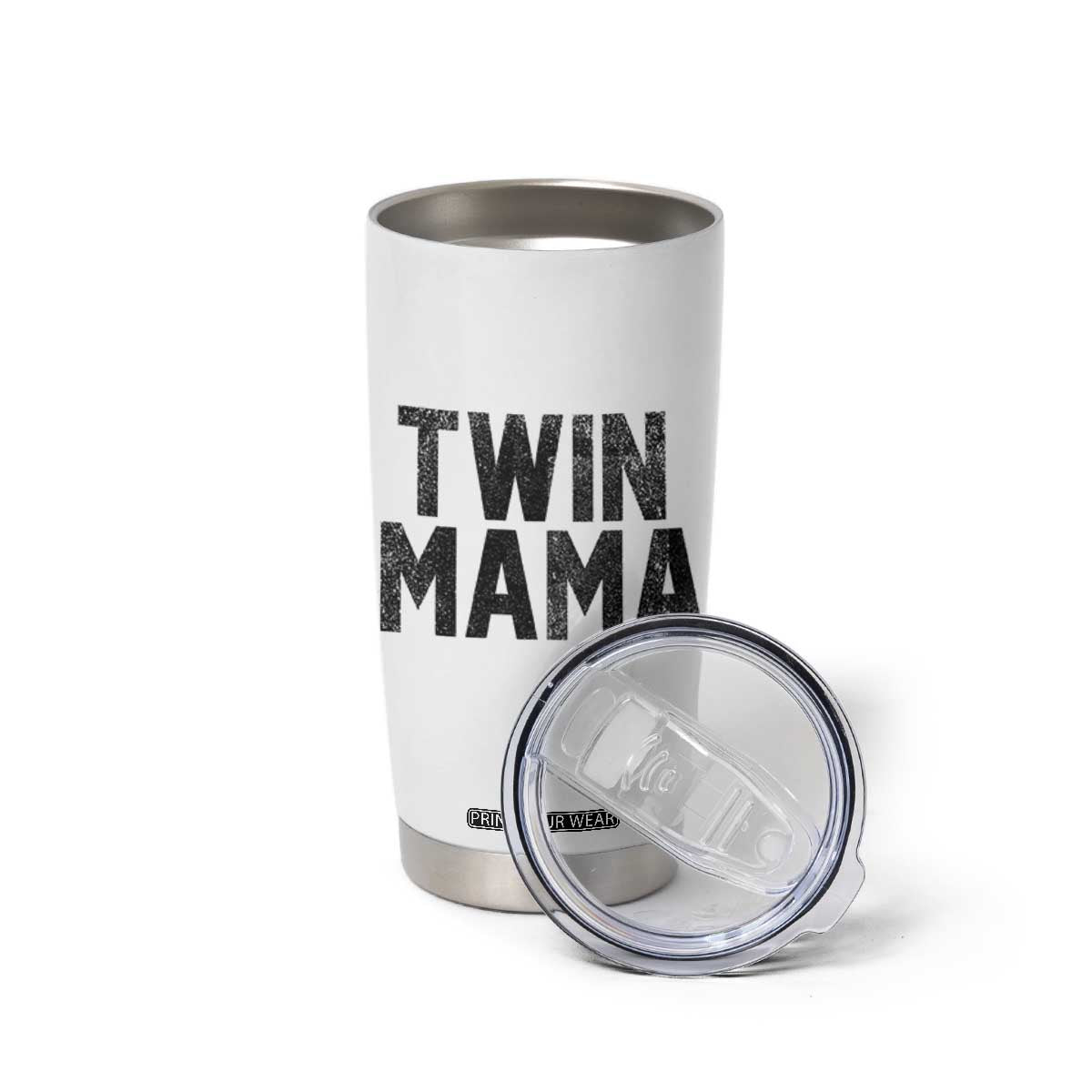 Twin Mama Tumbler Cup Pregnancy Announcement New Mom Mothers Day Gift TS10 Print Your Wear