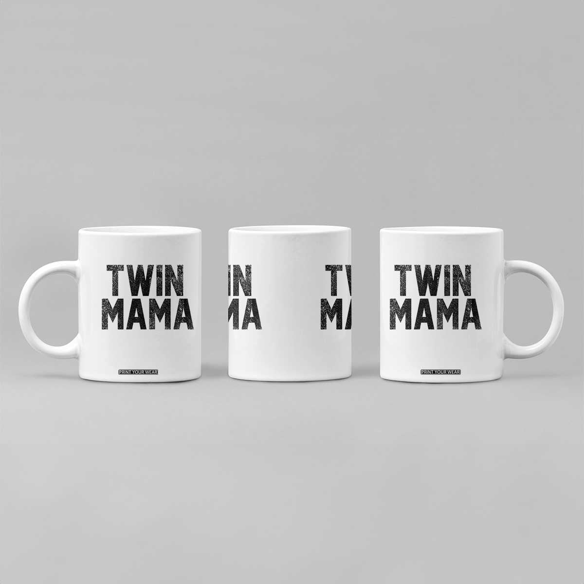 Twin Mama Coffee Mug Pregnancy Announcement New Mom Mothers Day Gift TS10 Print Your Wear