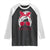 Georgia Lovers Raglan Shirt Bulldogs Game Day Messy Bun TS10 Black White Print Your Wear